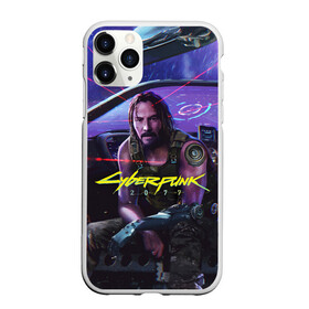 Чехол для iPhone 11 Pro Max матовый с принтом CYBERPUNK 2077 - КИАНУ в Тюмени, Силикон |  | Тематика изображения на принте: 2077 | cyber | cyberpunk | demon | glitch | keanu | logo | punk | reeves | samurai | symbol | team | trauma | глитч | демон | киану | кибер | киберпанк | клан | лого | логотип | огонь | панк | ривз | самурай | символ