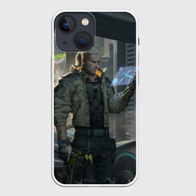 Чехол для iPhone 13 mini с принтом Cyber Geralt в Тюмени,  |  | cd project red | cyberpunk 2077 | demon | games | geralt | keanu reeves | samurai | the witcher | ведьмак | геральт | демон | игры | киану ривз | киберпанк 2077 | самурай