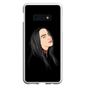 Чехол для Samsung S10E с принтом Billie Eilish в Тюмени, Силикон | Область печати: задняя сторона чехла, без боковых панелей | bad | billie | boy | boys | eilish | girl | girls | music | pop | rap | sad | trend | билли | грустно | девочка | девочки | девушка | мальчик | музыка | поп | рэп | тренд | эйлиш