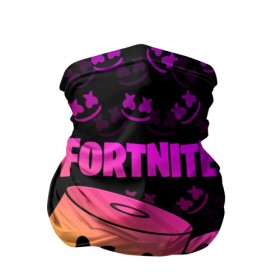 Бандана-труба 3D с принтом FORTNITE MARSHMELLO в Тюмени, 100% полиэстер, ткань с особыми свойствами — Activecool | плотность 150‒180 г/м2; хорошо тянется, но сохраняет форму | chapter 2 | fortnite | marshmello | диджей | игры | маршмэллоу | молоток | фортнайт