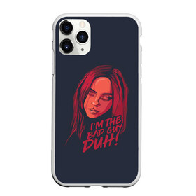 Чехол для iPhone 11 Pro Max матовый с принтом Billie Eilish в Тюмени, Силикон |  | Тематика изображения на принте: bad | billie | boy | boys | eilish | girl | girls | music | pop | rap | sad | trend | билли | грустно | девочка | девочки | девушка | мальчик | музыка | поп | рэп | тренд | эйлиш