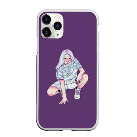 Чехол для iPhone 11 Pro Max матовый с принтом Billie Eilish в Тюмени, Силикон |  | Тематика изображения на принте: bad | billie | boy | boys | eilish | girl | girls | music | pop | rap | sad | trend | билли | грустно | девочка | девочки | девушка | мальчик | музыка | поп | рэп | тренд | эйлиш