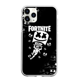 Чехол для iPhone 11 Pro матовый с принтом FORTNITE x MARSHMELLO в Тюмени, Силикон |  | fortnite | fortnite 2 | fortnite x | marshmello | ninja | ninja hyper streamer | ninja streamer | streamer | tyler blevins | маршмелло | ниндзя | фортнайт | фортнайт 2 | фортнайт глава 2