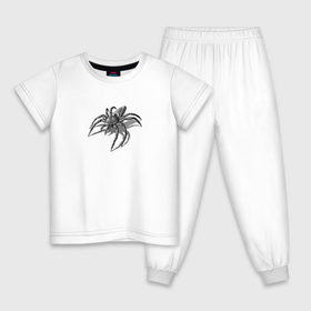 Детская пижама хлопок с принтом Робот Паук в Тюмени, 100% хлопок |  брюки и футболка прямого кроя, без карманов, на брюках мягкая резинка на поясе и по низу штанин
 | паук | робот | робот паук