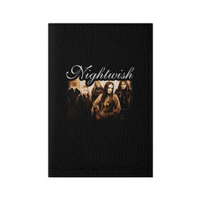 Обложка для паспорта матовая кожа с принтом Nightwish в Тюмени, натуральная матовая кожа | размер 19,3 х 13,7 см; прозрачные пластиковые крепления | Тематика изображения на принте: metal | nightwish | symphonic metal | tarja | tarja turunen | turunen | метал | найтвиш | симфоник метал | тарья | турунен