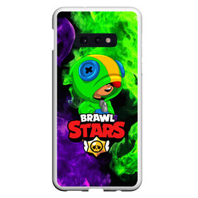 Чехол для Samsung S10E силиконовый с принтом BRAWL STARS LEON в Тюмени, Силикон | Область печати: задняя сторона чехла, без боковых панелей | Тематика изображения на принте: 8 bit | 8 бит | bibi | brawl stars | crow | el brown | leon | leon shark | max | mr.p | sally leon | shark | stars | virus | werewolf | акула | биби | вирус | ворон | леон | оборотень | пингвин