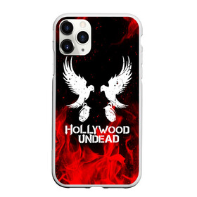 Чехол для iPhone 11 Pro Max матовый с принтом HOLLYWOOD UNDEAD в Тюмени, Силикон |  | deuce | hollywood undead | hu | j dog | shady jeff | голливуд | голливудская нежить | даниэль мурильо | джордан террелл | джордж артур рейган | дилан альварес | мэттью сент клер | нежить