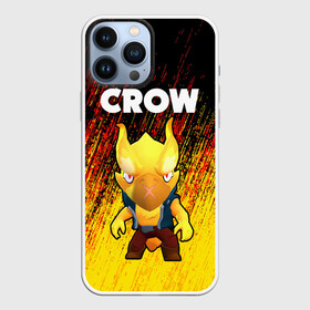 Чехол для iPhone 13 Pro Max с принтом BRAWL STARS CROW PHOENIX в Тюмени,  |  | Тематика изображения на принте: brawl stars | brawl stars crow | brawl stars crow phoenix | brawl stars leon | brawl stars leon shark | brawl stars robot spike | brawl stars spike | бравл старс