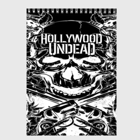 Скетчбук с принтом Hollywood Undead в Тюмени, 100% бумага
 | 48 листов, плотность листов — 100 г/м2, плотность картонной обложки — 250 г/м2. Листы скреплены сверху удобной пружинной спиралью | been | bloody nose | california | hell | lyrics | music | octone | official | psalms | records | rock | song | to | vevo | video | кранккор | метал | рэп рок | электроник