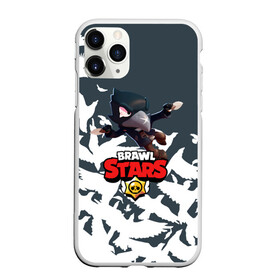 Чехол для iPhone 11 Pro матовый с принтом BRAWL STARS CROW в Тюмени, Силикон |  | brawl stars | bull | colt | crow | leon | leon shark | shark | stars | акула | берли | ворон | динамайк | кольт | леон | леон акула | нита | спайк | шелли | эль примо