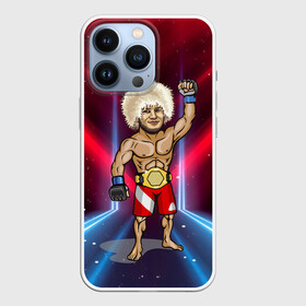 Чехол для iPhone 13 Pro с принтом Хабиб Нурмагомедов в Тюмени,  |  | khabib | mma | ufc | боец | дагестан | даги | единоборства | махачкала | мма | спорт | хабиб | хабиб нурмагомедов | юфс