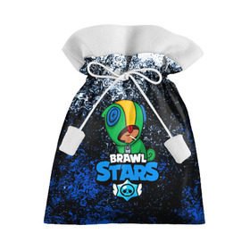 Подарочный 3D мешок с принтом BRAWL STARS LEON в Тюмени, 100% полиэстер | Размер: 29*39 см | android | brawl stars | games | leon | mobile | stars | игры | леон | мобильные игры