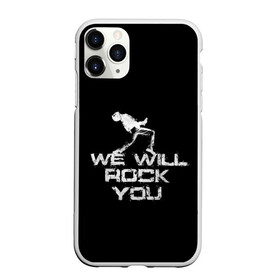 Чехол для iPhone 11 Pro Max матовый с принтом Queen We Will Rock You в Тюмени, Силикон |  | bohemian | brian | freddie | may | mercury | queen | rhapsody | roger | taylor | богемная | богемская | брайан | джон | королева | меркьюри | мэй | рапсодия | роджер | тейлор | фредди