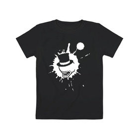 Детская футболка хлопок с принтом Сэр Троглодит - Минимализм в Тюмени, 100% хлопок | круглый вырез горловины, полуприлегающий силуэт, длина до линии бедер | минимализм | сэр троглодит