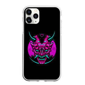 Чехол для iPhone 11 Pro Max матовый с принтом Samurai Retro Neon в Тюмени, Силикон |  | neon | retro | retrowave | samurai | warior | wave | воин | воины | войны | гладиатор | маска | неон | ретро | ретровейв | рэтро | самураи | самурай