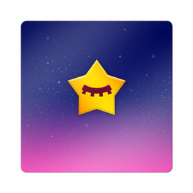 Магнит виниловый Квадрат с принтом SANDY SPACE - BRAWL STARS в Тюмени, полимерный материал с магнитным слоем | размер 9*9 см, закругленные углы | brawl | bull | colt | crow | game | games | leon | online | penny | poco | sandy | shelly | spike | star | stars | wanted | брав | бравл | браво | звезда | звезды | игра | игры | лого | онлайн | сенди | старс | сэнди