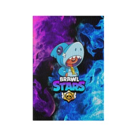 Обложка для паспорта матовая кожа с принтом BRAWL STARS LEON SHARK в Тюмени, натуральная матовая кожа | размер 19,3 х 13,7 см; прозрачные пластиковые крепления | 8 bit | 8 бит | bibi | brawl stars | bull | coach mike | colt | crow | evil gene | gale | gene | leon | leon shark | max | mecha crow | mortis | mr.p | nani | phoenix | sally leon | sandy | shark | spike | sprout | stars | tara