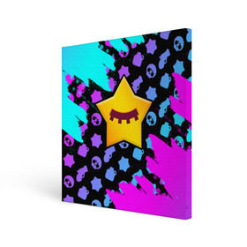 Холст квадратный с принтом BRAWL STARS - SANDY в Тюмени, 100% ПВХ |  | brawl | bull | colt | crow | game | games | leon | online | penny | poco | sandy | shelly | spike | star | stars | wanted | брав | бравл | браво | звезда | звезды | игра | игры | лого | онлайн | сенди | старс | сэнди