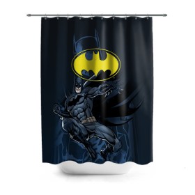 Штора 3D для ванной с принтом Batman в Тюмени, 100% полиэстер | плотность материала — 100 г/м2. Стандартный размер — 146 см х 180 см. По верхнему краю — пластиковые люверсы для креплений. В комплекте 10 пластиковых колец | bat man | batman | batman comics | caped crusader | comics | dark knight | бетмен | брюс уэйн | бэт мен | бэтмен | тёмный рыцарь