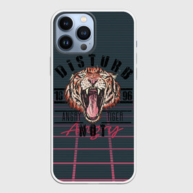 Чехол для iPhone 13 Pro Max с принтом Злой тигр Angry Tiger в Тюмени,  |  | 1996 | агрессивный | большая кошка | голова | злой | клыки | кошка | крупная кошка | лев | тигр