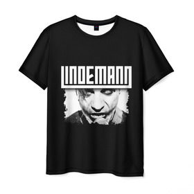 Мужская футболка 3D с принтом Lindemann в Тюмени, 100% полиэфир | прямой крой, круглый вырез горловины, длина до линии бедер | lindemann | metall | till | линдеманн | металл | тиль | тиль линдеманн