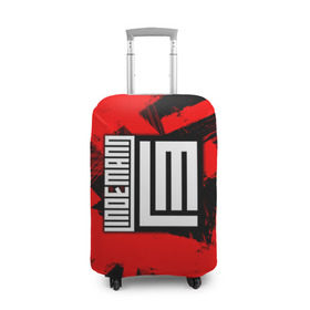 Чехол для чемодана 3D с принтом Lindemann в Тюмени, 86% полиэфир, 14% спандекс | двустороннее нанесение принта, прорези для ручек и колес | lindemann | metall | till | линдеманн | металл | тиль | тиль линдеманн