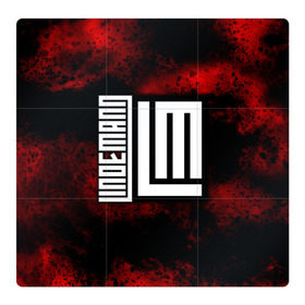 Магнитный плакат 3Х3 с принтом Lindemann в Тюмени, Полимерный материал с магнитным слоем | 9 деталей размером 9*9 см | lindemann | metall | till | линдеманн | металл | тиль | тиль линдеманн