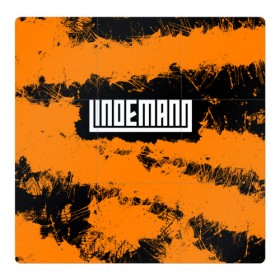 Магнитный плакат 3Х3 с принтом Lindemann в Тюмени, Полимерный материал с магнитным слоем | 9 деталей размером 9*9 см | Тематика изображения на принте: lindemann | metall | till | линдеманн | металл | тиль | тиль линдеманн