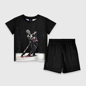 Детский костюм с шортами 3D с принтом Joker в Тюмени,  |  | arkham asylum | batman | batman vs superman | bruce wayne | gotham | joker | justice league | shtatbat