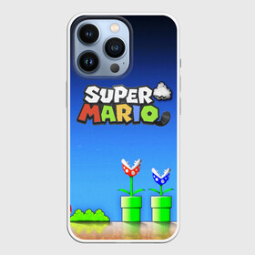 Чехол для iPhone 13 Pro с принтом Super Mario в Тюмени,  |  | concept art | enemies | first level | fungus | game art | kirbys adventure | luigi’s mansion | mario | mario bros | minimalism | pixels | super mario | super mario 2 | марио