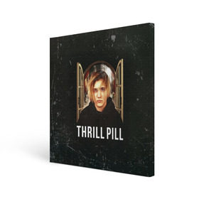 Холст квадратный с принтом THRILL PILL - Грустная Песня в Тюмени, 100% ПВХ |  | fuelle | logo | music | noir | pil | pill | rap | raper | symbol | thril | thrill | tril | trill | дамб | лого | музыка | пил | пилл | рэп | рэппер | сам | символ | трил | трилл | тхрил | тхрилл | фотографии | щит