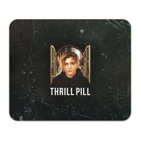 Коврик для мышки прямоугольный с принтом THRILL PILL - Грустная Песня в Тюмени, натуральный каучук | размер 230 х 185 мм; запечатка лицевой стороны | fuelle | logo | music | noir | pil | pill | rap | raper | symbol | thril | thrill | tril | trill | дамб | лого | музыка | пил | пилл | рэп | рэппер | сам | символ | трил | трилл | тхрил | тхрилл | фотографии | щит