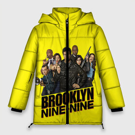 Женская зимняя куртка 3D с принтом Brooklyn Nine-Nine в Тюмени, верх — 100% полиэстер; подкладка — 100% полиэстер; утеплитель — 100% полиэстер | длина ниже бедра, силуэт Оверсайз. Есть воротник-стойка, отстегивающийся капюшон и ветрозащитная планка. 

Боковые карманы с листочкой на кнопках и внутренний карман на молнии | Тематика изображения на принте: 9 9 | 99 | andy | beatriz | brooklyn | detective | diaz | jake | nine nine | peralta | rosa | samberg | stephanie | беатрис | бруклин | детектив | джейк | перальта | роза | стефани | сэмберг | энди