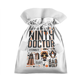 Подарочный 3D мешок с принтом Doctor Who в Тюмени, 100% полиэстер | Размер: 29*39 см | Тематика изображения на принте: bbc | dimension | dr who | jenna coleman | jodie whittaker | matt smith | relative | resolution | space | tardis | the doctor | time | галлифрей | джоди уиттакер | доктор кто | тардис