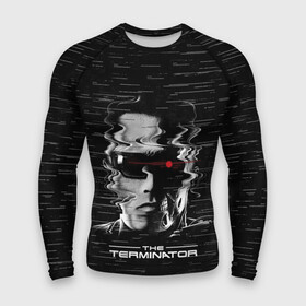 Мужской рашгард 3D с принтом The Terminator в Тюмени,  |  | Тематика изображения на принте: arnold | connor | john | robot | schwarzenegger | skynet | t 800 | terminator | арнольд | джон | коннор | ликвидатор | небесная | робот | сеть | скайнет | терминатор | шварценеггер