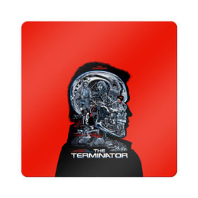 Магнит виниловый Квадрат с принтом The Terminator в Тюмени, полимерный материал с магнитным слоем | размер 9*9 см, закругленные углы | Тематика изображения на принте: arnold | connor | john | robot | schwarzenegger | skynet | t 800 | terminator | арнольд | джон | коннор | ликвидатор | небесная | робот | сеть | скайнет | терминатор | шварценеггер