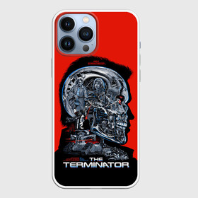 Чехол для iPhone 13 Pro Max с принтом The Terminator в Тюмени,  |  | Тематика изображения на принте: arnold | connor | john | robot | schwarzenegger | skynet | t 800 | terminator | арнольд | джон | коннор | ликвидатор | небесная | робот | сеть | скайнет | терминатор | шварценеггер