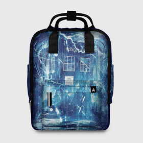 Женский рюкзак 3D с принтом Doctor Who в Тюмени, 100% полиэстер | лямки с регулируемой длиной, сверху ручки, чтобы рюкзак нести как сумку. Основное отделение закрывается на молнию, как и внешний карман. Внутри два дополнительных кармана, один из которых закрывается на молнию. По бокам два дополнительных кармашка, куда поместится маленькая бутылочка
 | Тематика изображения на принте: bbc | dimension | dr who | jenna coleman | jodie whittaker | matt smith | relative | resolution | space | tardis | the doctor | time | галлифрей | джоди уиттакер | доктор кто | тардис