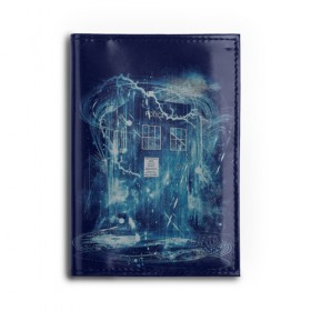 Обложка для автодокументов с принтом Doctor Who в Тюмени, натуральная кожа |  размер 19,9*13 см; внутри 4 больших “конверта” для документов и один маленький отдел — туда идеально встанут права | Тематика изображения на принте: bbc | dimension | dr who | jenna coleman | jodie whittaker | matt smith | relative | resolution | space | tardis | the doctor | time | галлифрей | джоди уиттакер | доктор кто | тардис