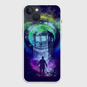 Чехол для iPhone 13 с принтом Доктор Кто в Тюмени,  |  | bbc | dimension | dr who | jenna coleman | jodie whittaker | matt smith | relative | resolution | space | tardis | the doctor | time | галлифрей | джоди уиттакер | доктор кто | тардис