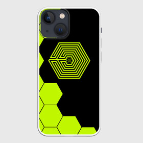 Чехол для iPhone 13 mini с принтом EXO в Тюмени,  |  | d.o | exo | exo cbx | exo k | exo m | exo sc | k pop | kpop | mama | бэкхён | ехо | к поп | кпоп | крис | кхаи | лухан | лэй | пэкхён | сехун | сиумин | сухо | тао | чханёль | чхен | эхо