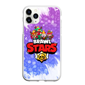 Чехол для iPhone 11 Pro Max матовый с принтом Новогодний Brawl Stars №5 в Тюмени, Силикон |  | 2020 | brawl | brawl stars | christmas | leon | new year | stars | бравл старс | брол старс | леон | новогодний | новый год | рождество