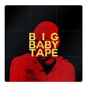 Магнитный плакат 3Х3 с принтом BIG BABY TAPE в Тюмени, Полимерный материал с магнитным слоем | 9 деталей размером 9*9 см | Тематика изображения на принте: 