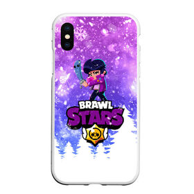 Чехол для iPhone XS Max матовый с принтом Новогодний Brawl Stars Bibi в Тюмени, Силикон | Область печати: задняя сторона чехла, без боковых панелей | 2020 | bibi | brawl | brawl stars | christmas | new year | stars | биби | бравл старс | брол старс | новогодний | новый год | рождество