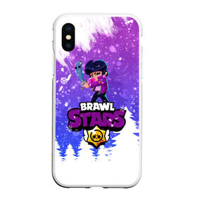 Чехол для iPhone XS Max матовый с принтом Новогодний Brawl Stars Bibi #3 в Тюмени, Силикон | Область печати: задняя сторона чехла, без боковых панелей | Тематика изображения на принте: 2020 | bibi | brawl | brawl stars | christmas | new year | stars | биби | бравл старс | брол старс | новогодний | новый год | рождество