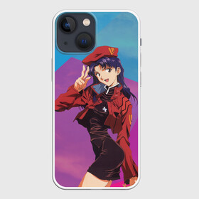 Чехол для iPhone 13 mini с принтом Misato Katsuragi в Тюмени,  |  | eva | evangelion | katsuragi | misato | misato katsuragi | девушка | ева | евангелион | капитан катсураги | катсураги | кацураги | мисато | мисато катсураги | мисато кацураги | тян | тянка