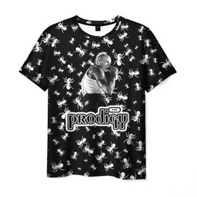 Мужская футболка 3D с принтом The Prodigy в Тюмени, 100% полиэфир | прямой крой, круглый вырез горловины, длина до линии бедер | Тематика изображения на принте: flint | keith | keith charles flint | prodigy | the prodigy | кит | кит чарльз флинт | продиджи | флинт