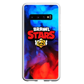 Чехол для Samsung Galaxy S10 с принтом BRAWL STARS SMOKE в Тюмени, Силикон | Область печати: задняя сторона чехла, без боковых панелей | android | brawl stars | crow | games | leon | mobile game | stars | бравл старс | ворон | игры | леон | мобильные игры