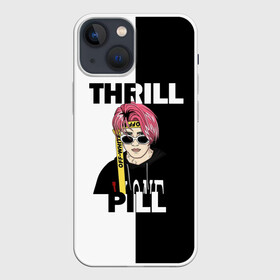Чехол для iPhone 13 mini с принтом Thrill pill в Тюмени,  |  | pill | thrill | thrill pill | пилл | тимур самедов | трилл | трилл пилл
