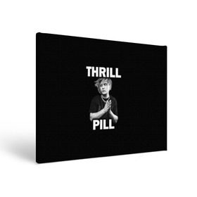 Холст прямоугольный с принтом Thrill pill в Тюмени, 100% ПВХ |  | pill | thrill | thrill pill | пилл | тимур самедов | трилл | трилл пилл